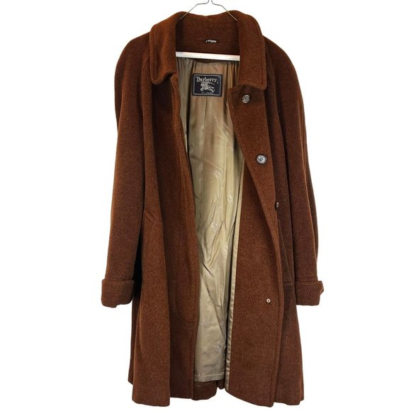 Authentic Vintage Burberrys of London Alpaca Wool Swing Coat Woman's Size 12 - Picture 3 of 16